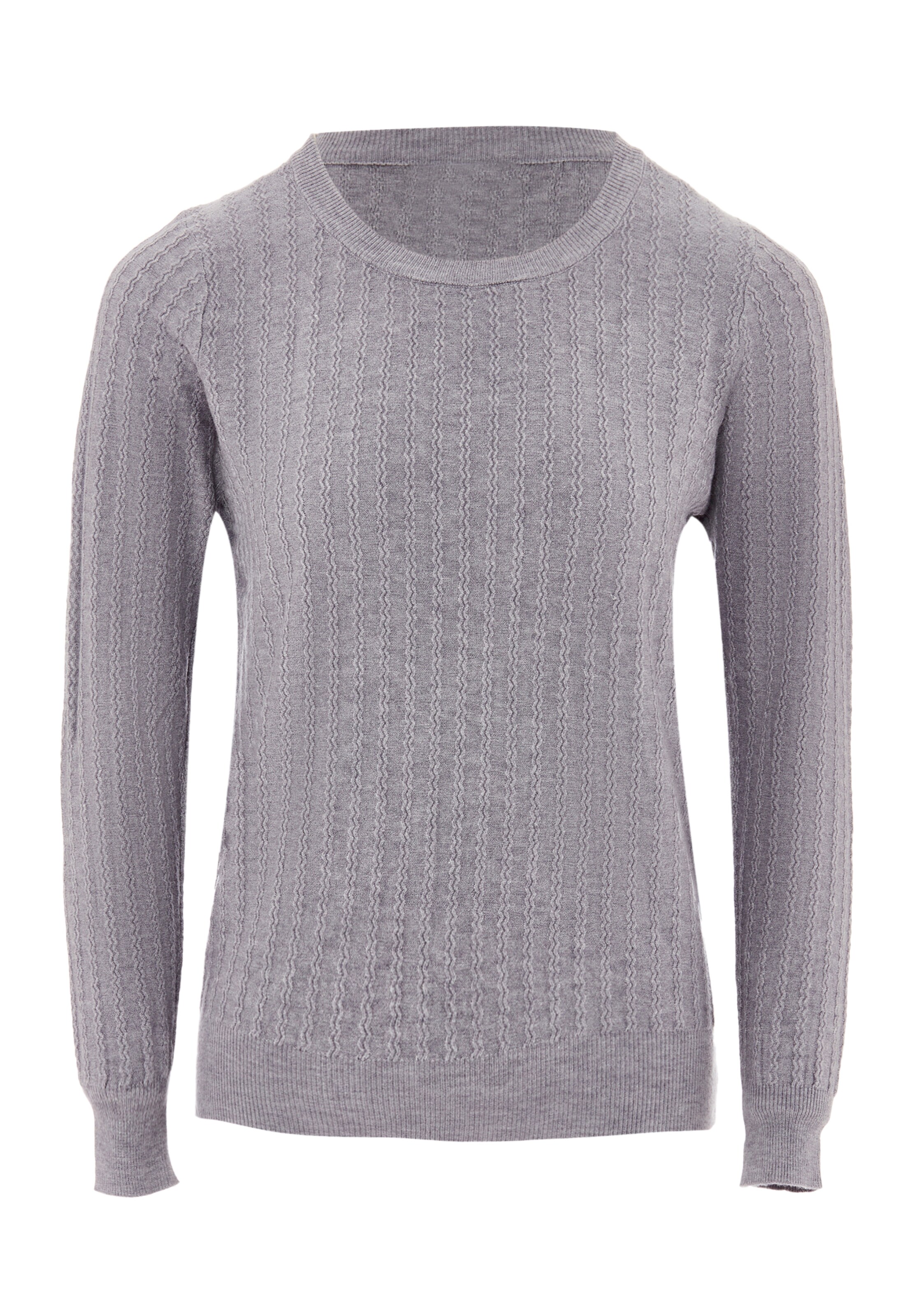 Sidona Trui in Grijs: voorkant