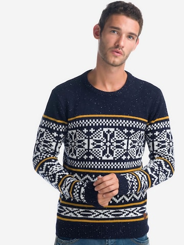 Pullover di KOROSHI in blu: frontale