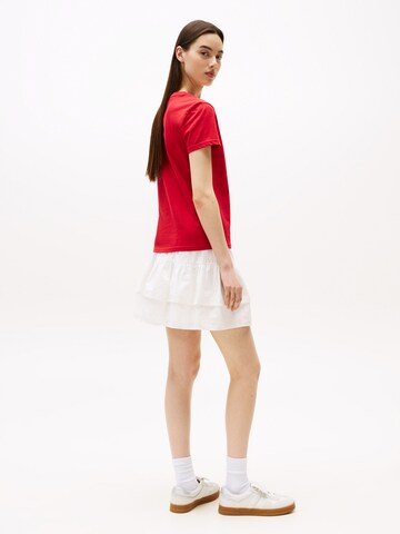 Tommy Jeans Shirt 'ESSENTIAL' in Red