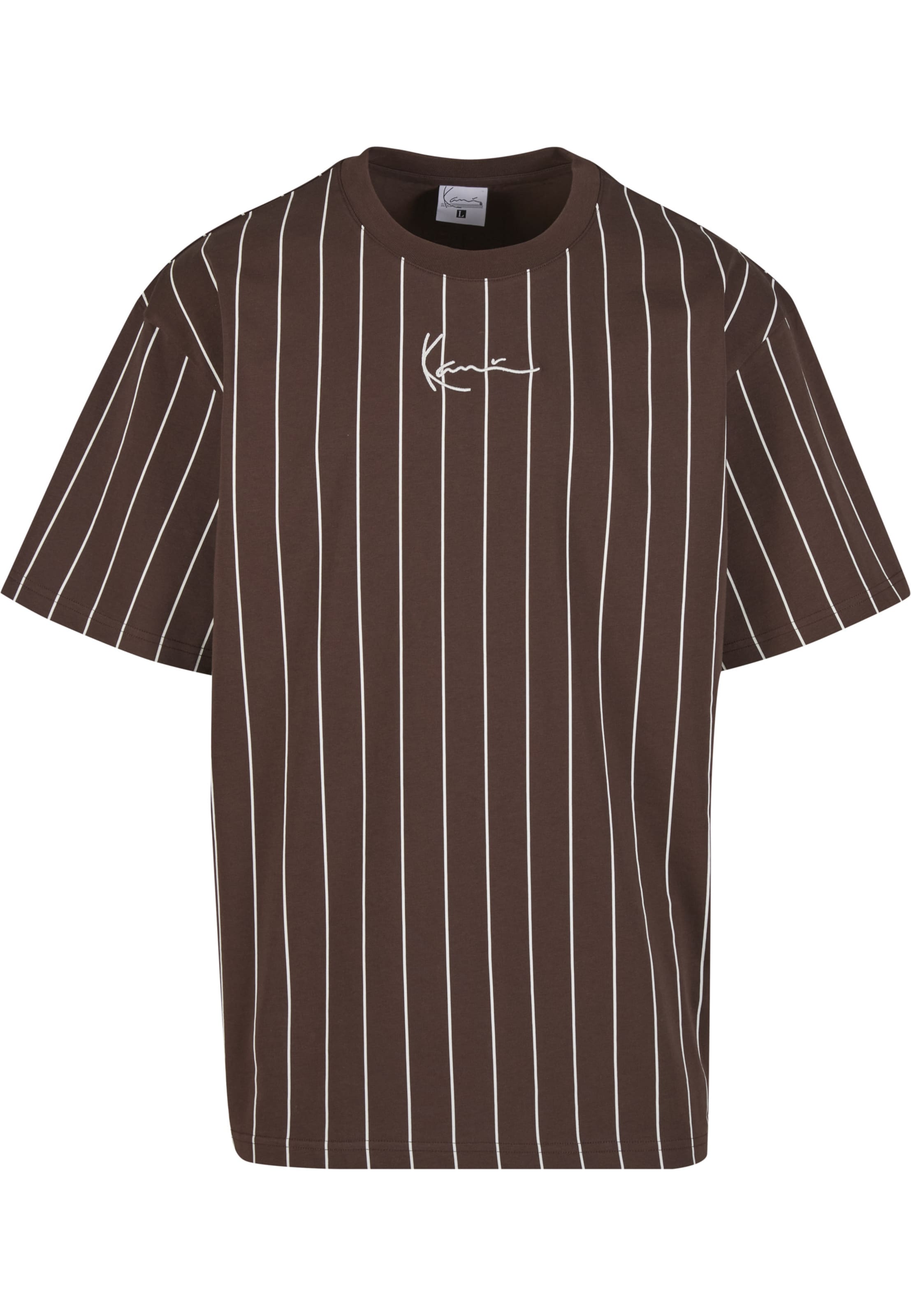 Karl Kani - Camiseta 'Essential' en marrón: frente