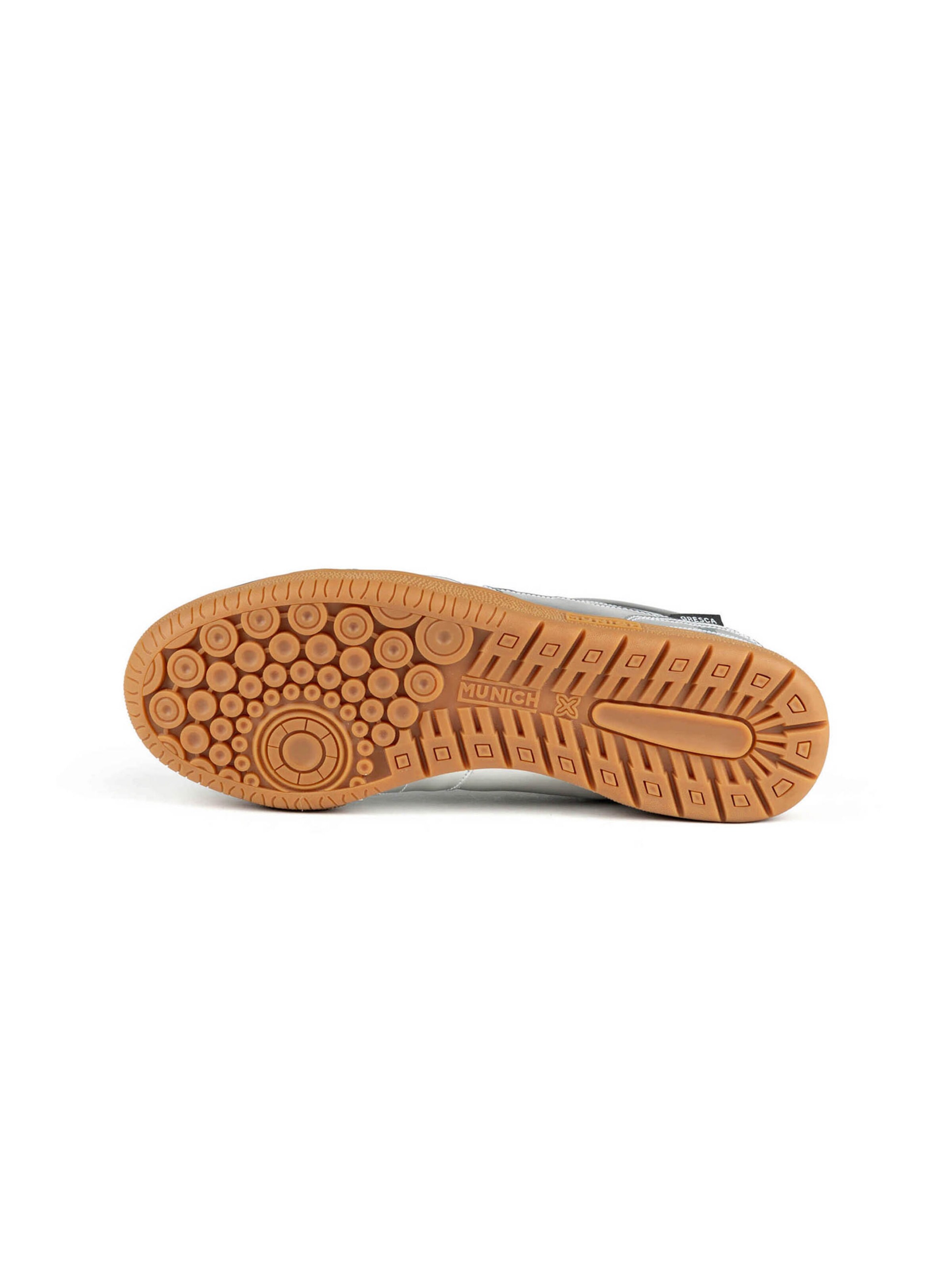 Baskets basses ' GRESCA ' MUNICH en argent : en bas