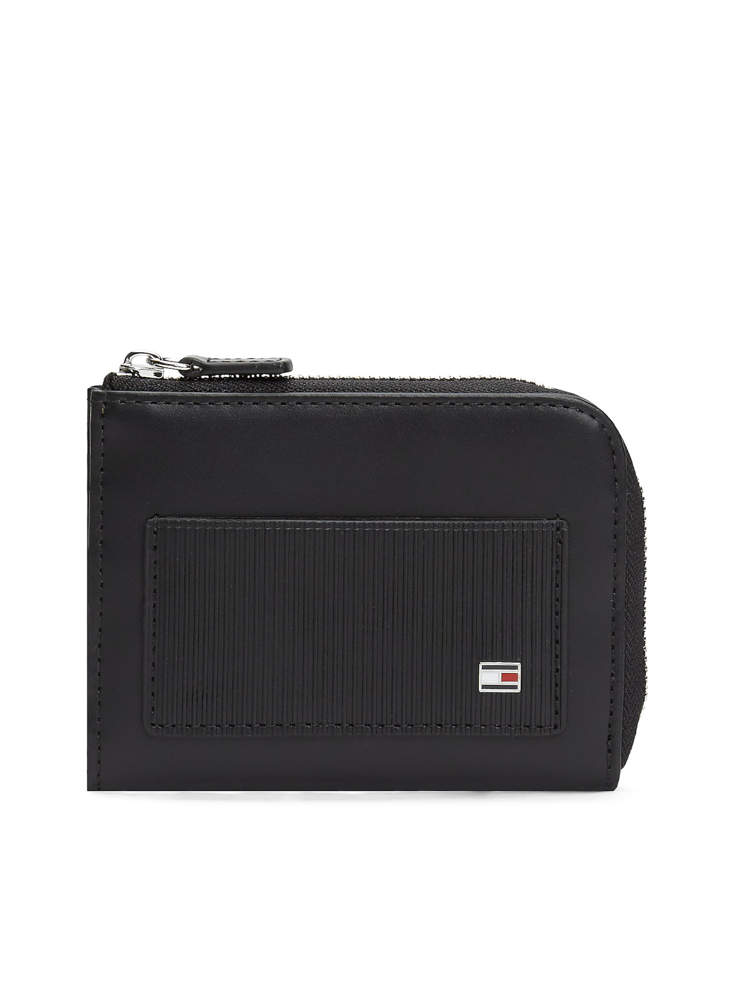 TOMMY HILFIGER Wallet in Black: front
