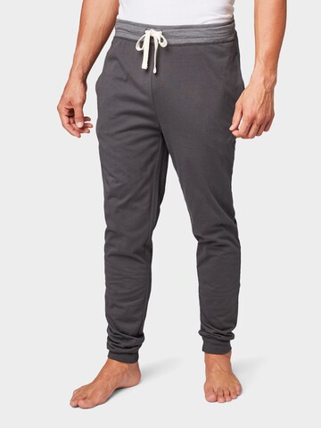 TOM TAILOR Pyjamahose in Grau: Vorderseite