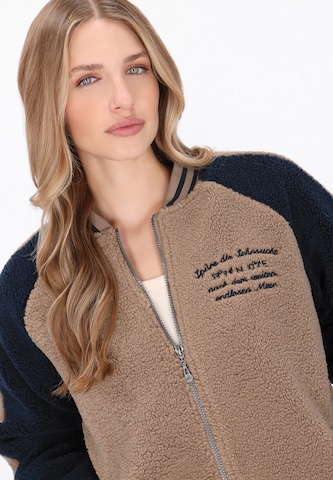 DreiMaster Vintage - Chaqueta de entretiempo en marrón