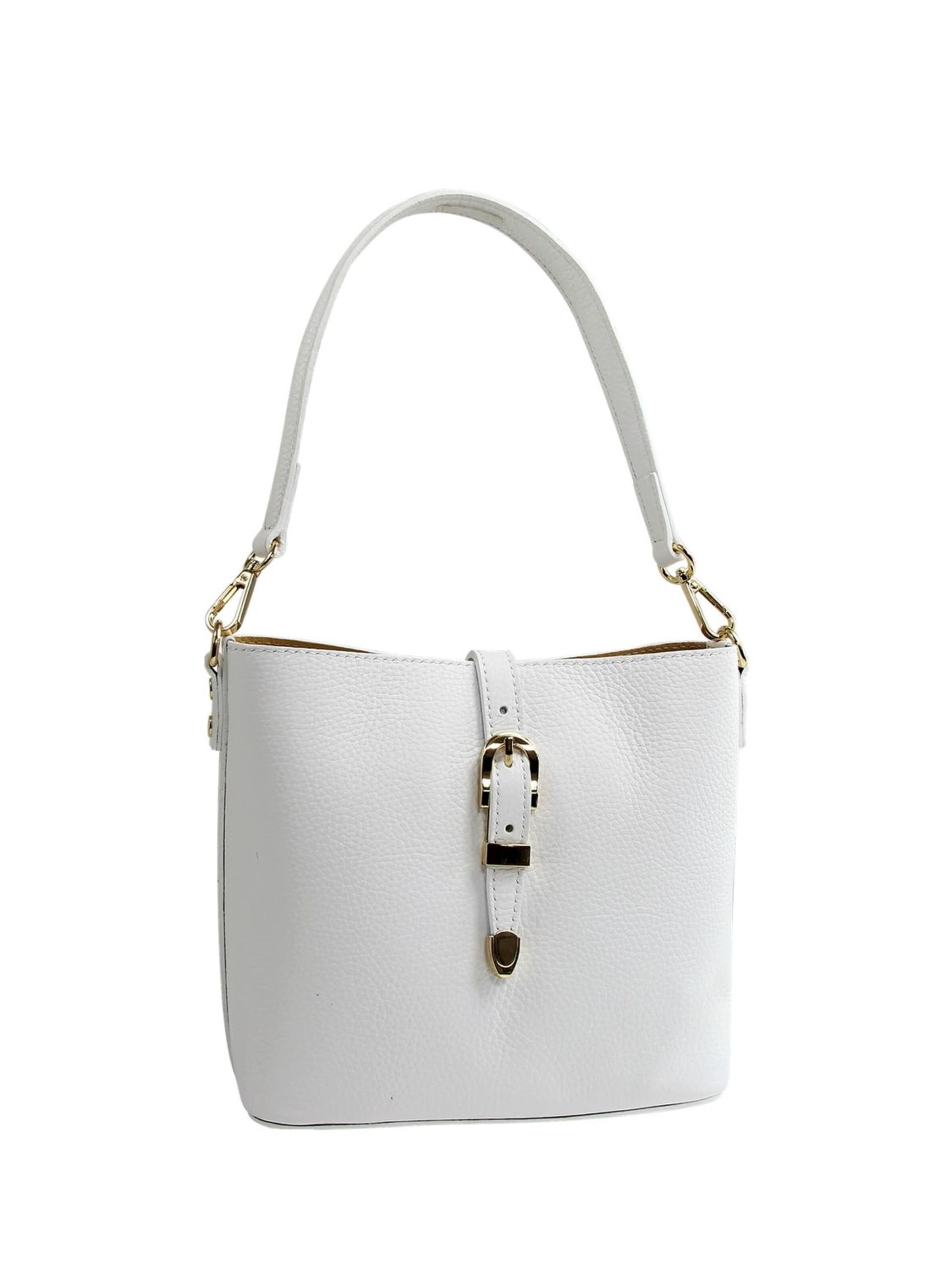 Toscanto - Bolso de hombro en blanco: frente