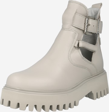 BRONX Ankle Boots 'Groov-y' in Grey: front