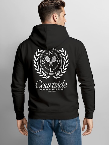 Neverless Sweatshirt 'Courtside Tennis' in Black