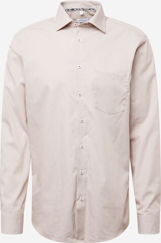 Regular fit Camicia di SEIDENSTICKER in beige: frontale