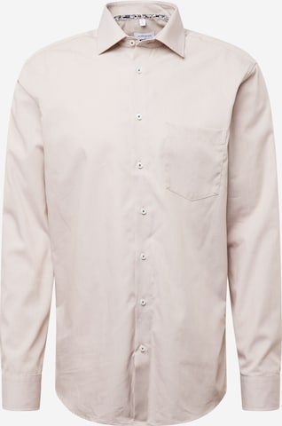 SEIDENSTICKER Regular fit Skjorta i beige: framsida
