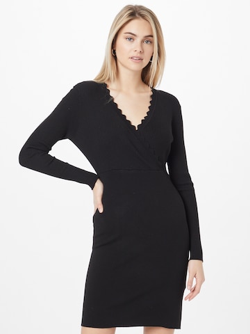 ABOUT YOU Knit dress 'Willow' in Black: front