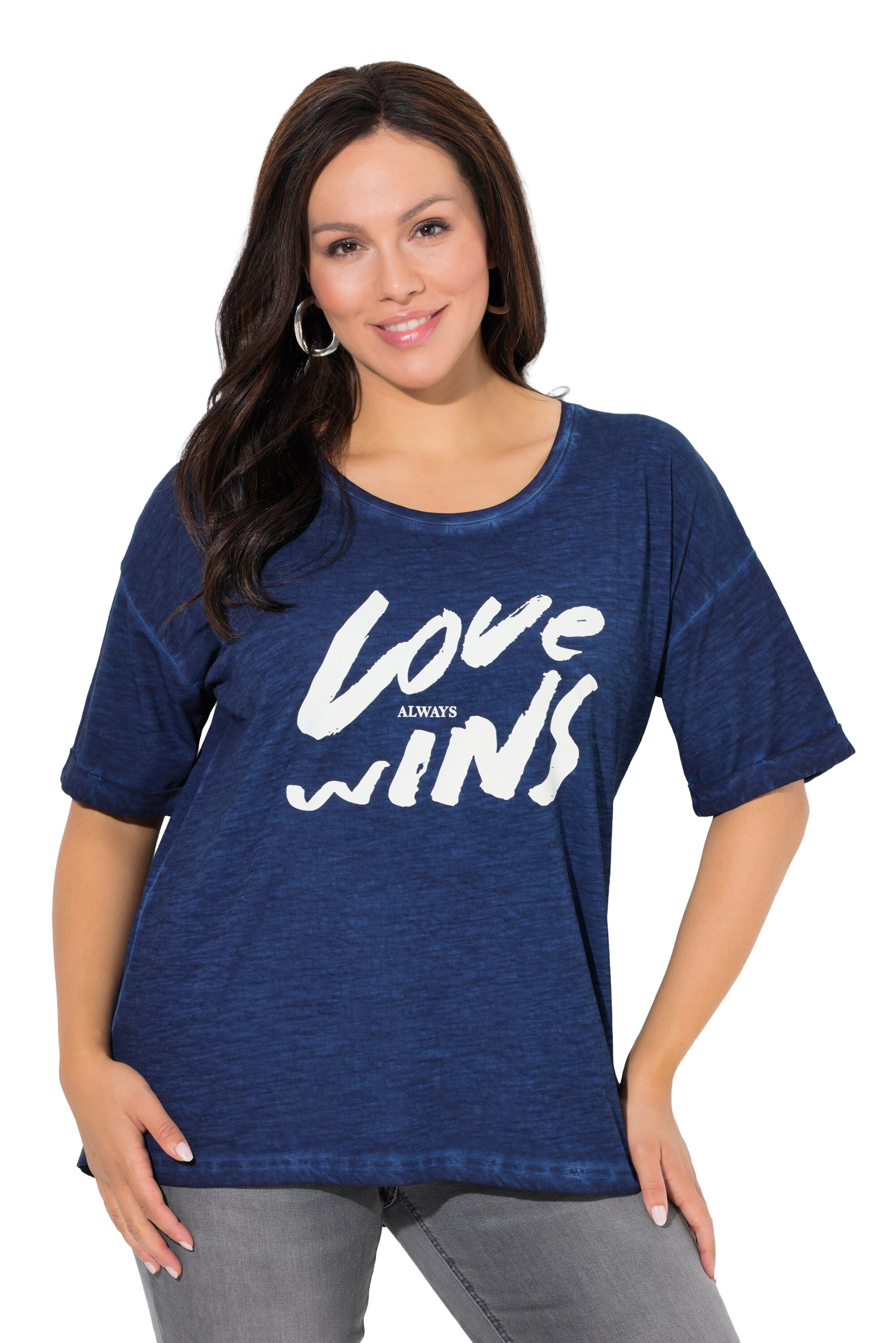 Ulla Popken Shirt in Blue: front