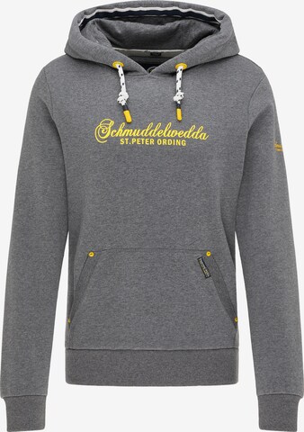 Schmuddelwedda Sweatshirt 'St. Peter-Ording' in Grau: predná strana