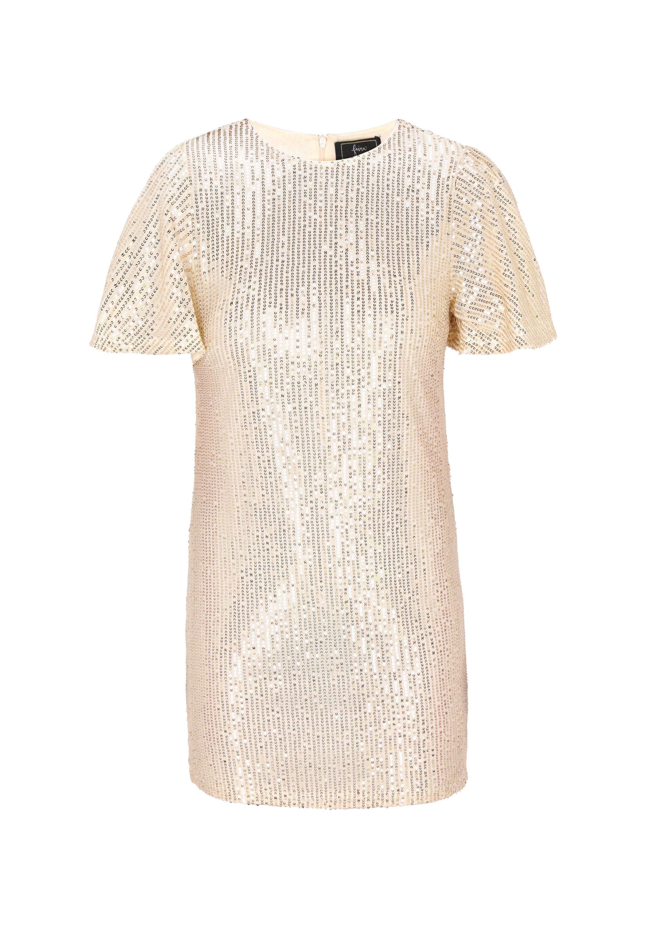 faina Cocktailklänning i guld, Produktvy