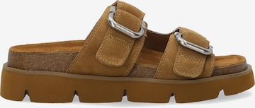VENEZIA Mules 'Venezia' in Brown: front