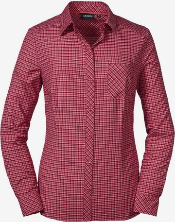 Schöffel Multifunctionele blouse 'Colfosco' in Rood: voorkant
