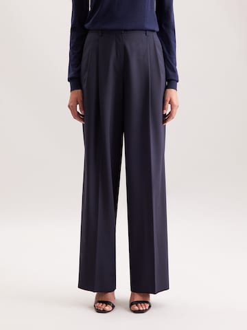 Wide Leg Pantalon à pince SEIDENSTICKER en bleu : devant
