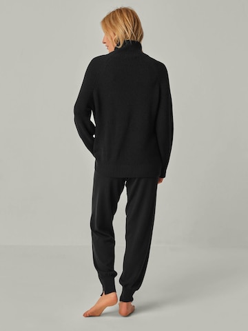 YOU LOOK PERFECT Hausanzug 'Eve & Bella' in Schwarz