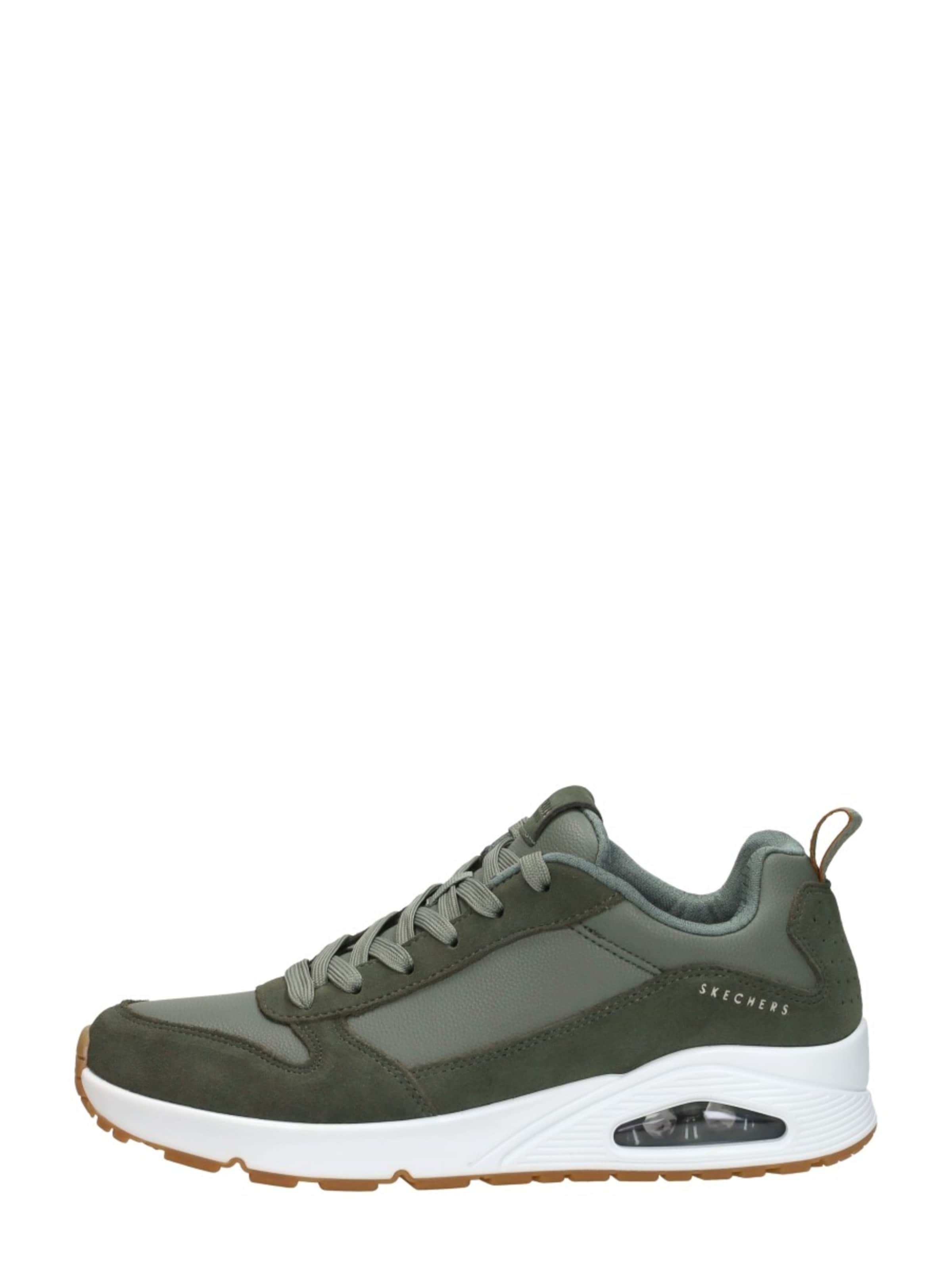 SKECHERS Sneakers laag 'Uno - Stacre' in Groen: voorkant