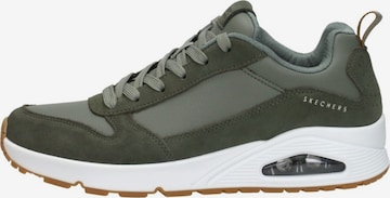 SKECHERS Platform trainers 'Uno - Stacre' in Green: front