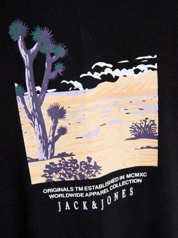 JACK & JONES Koszulka 'LUCCA' w kolorze czarny