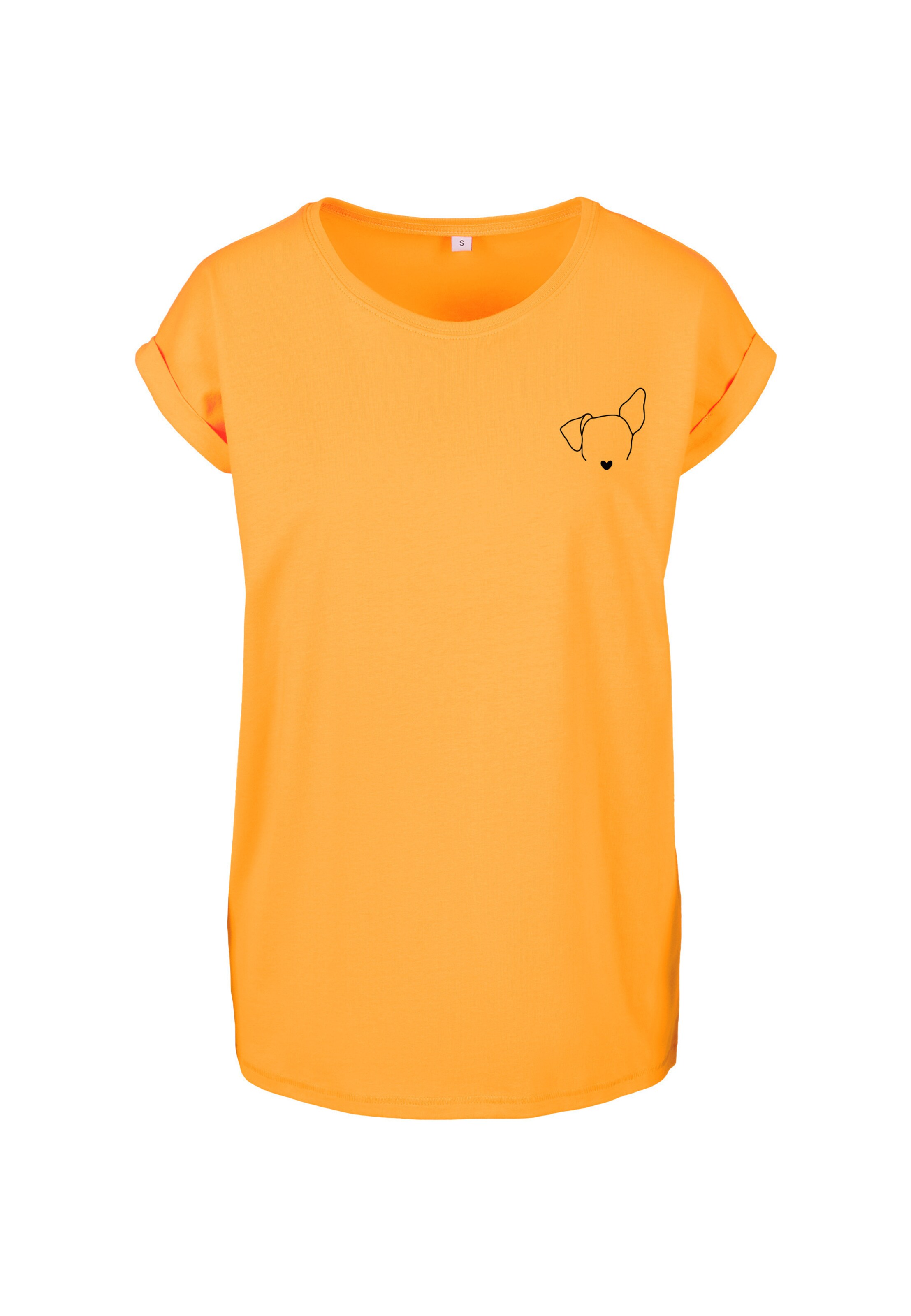 Urban Classics T-Shirt 'Dog' in Orange: Vorderseite