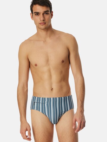 SCHIESSER Swim Trunks 'Ocean Swim' in Blue