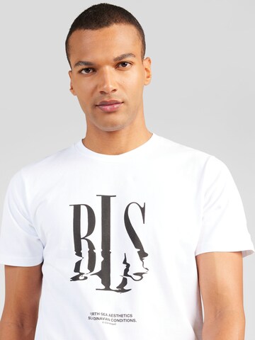 BLS HAFNIA T-Shirt 'North Sea' in Weiß