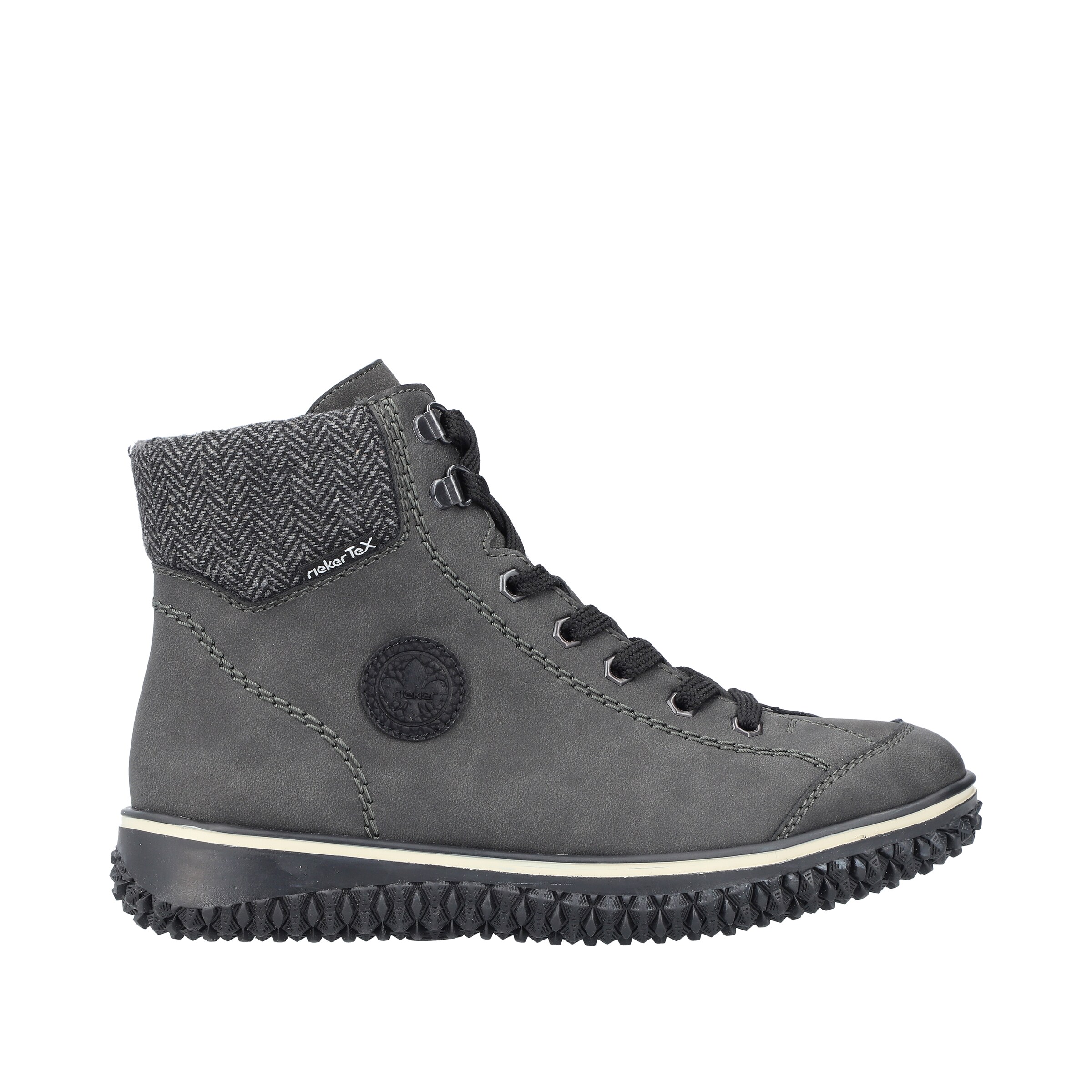 Bottines à lacets Rieker en gris