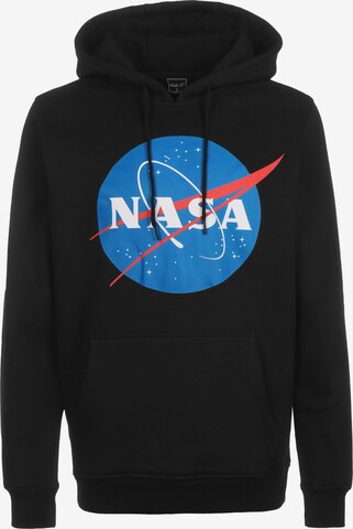 Sweat-shirt 'Nasa' Mister Tee en noir : devant