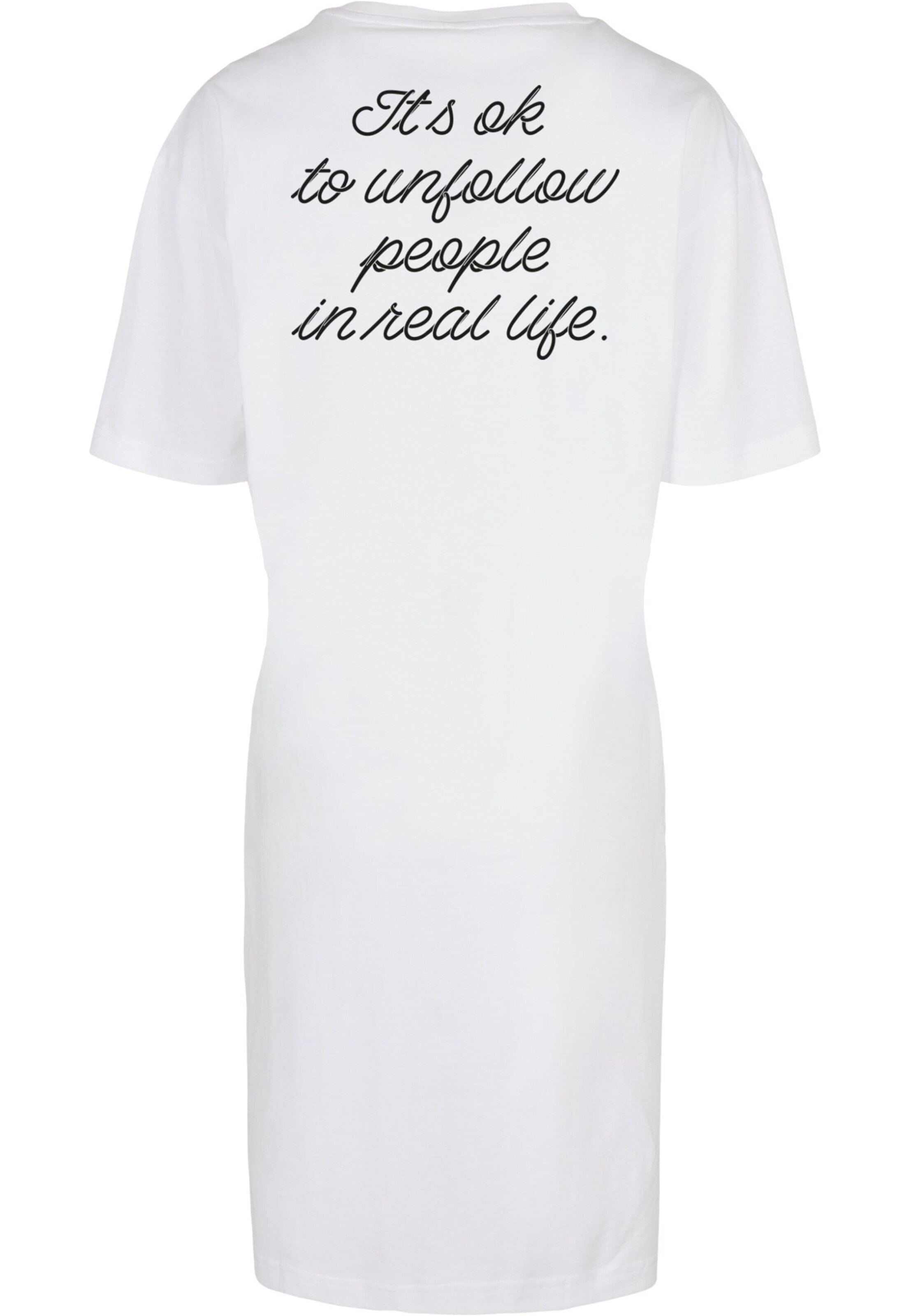 Merchcode Jurk 'Heartbreak' in Wit