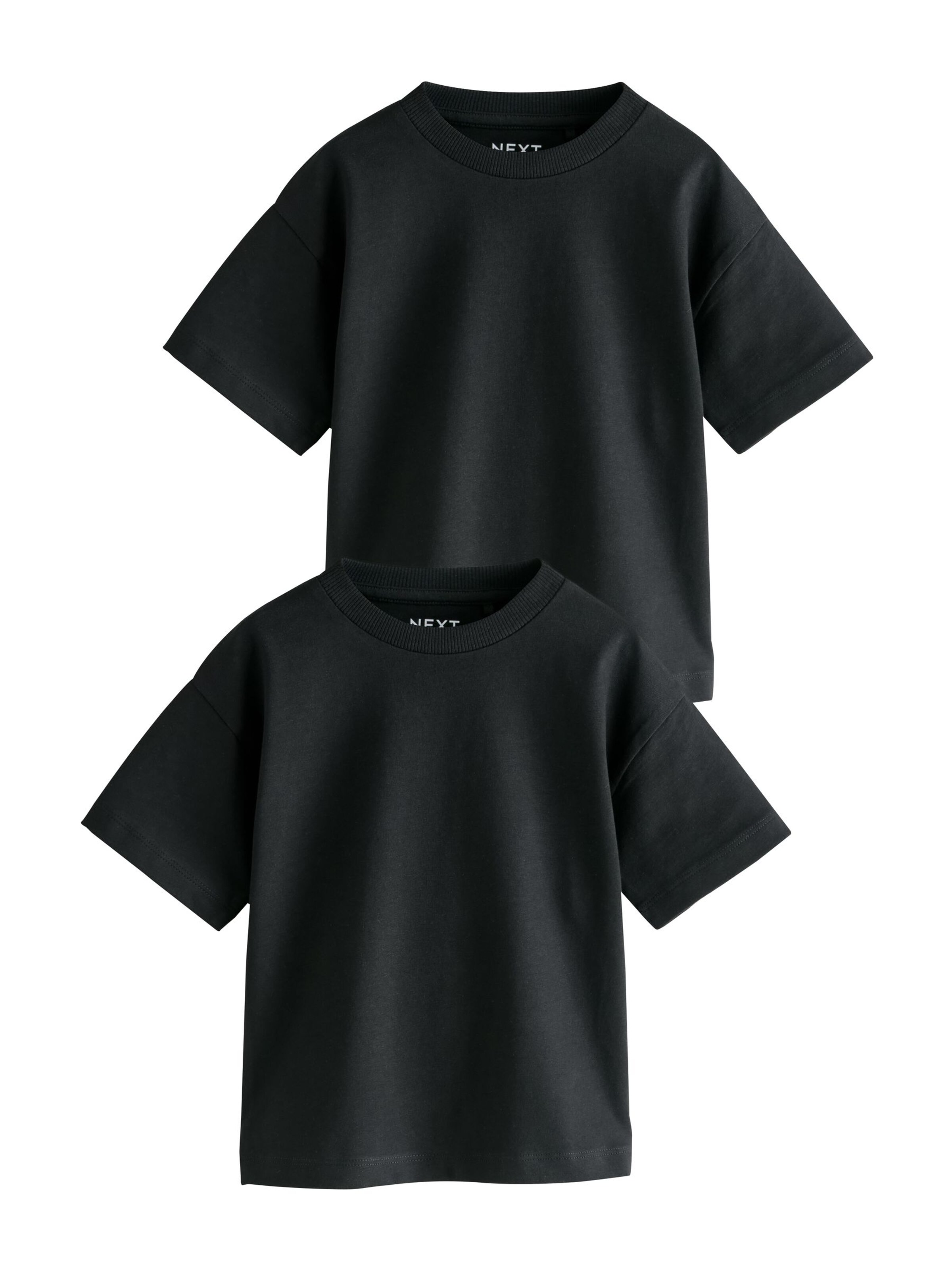 T-Shirt Next en noir : devant