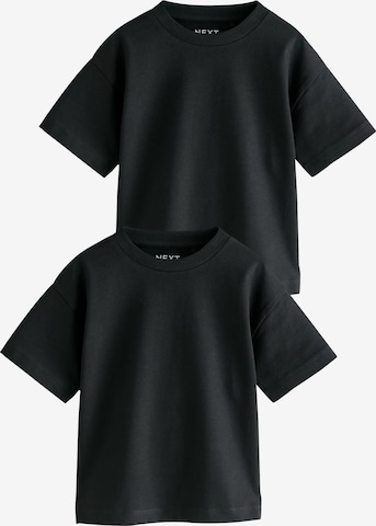 Next Shirt in Zwart: voorkant
