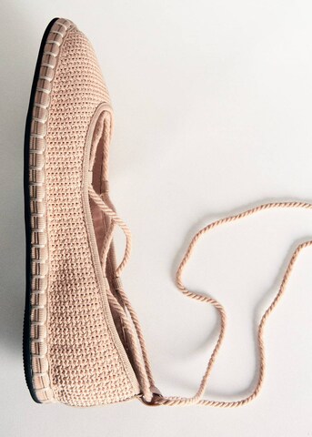 MANGO TEEN Ballerina 'Geryr' in Beige