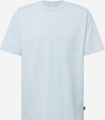 Nike Sportswear - Camisa 'Essential' em azul: frente