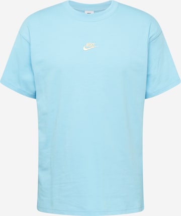 mėlyna Nike Sportswear Marškinėliai 'CLUB': priekis