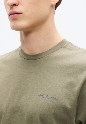 COLUMBIA Λειτουργικό μπλουζάκι 'CSC™' σε πράσινο
