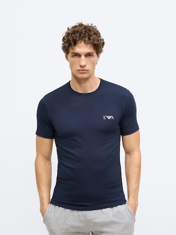 Maillot de corps Emporio Armani en bleu : devant