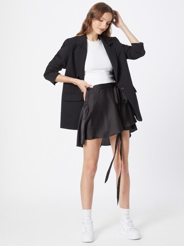 Parallel Lines Skirt in Black