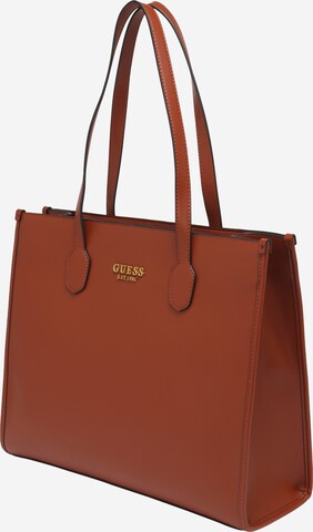 Cabas 'SILVANA' GUESS en marron : devant