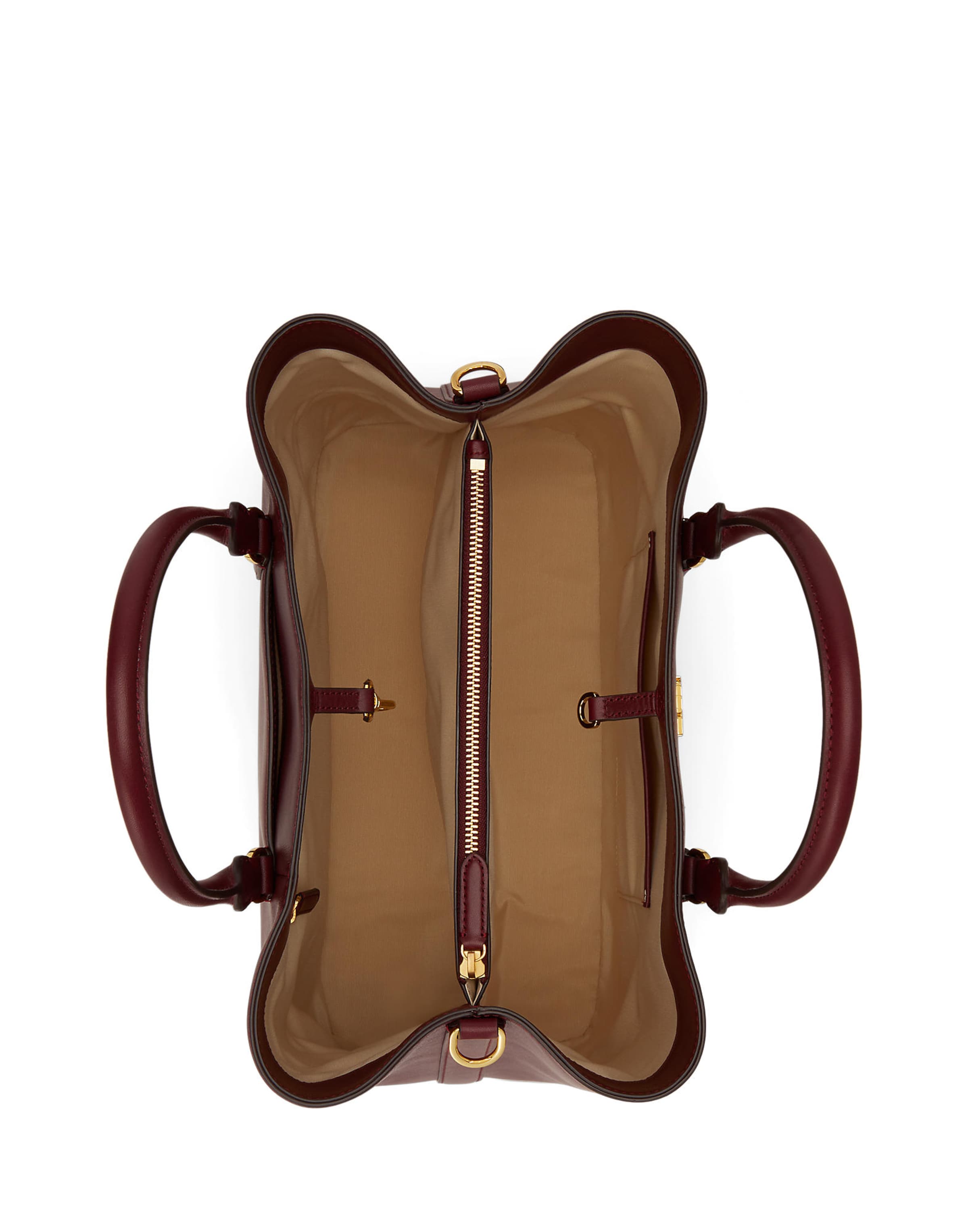 Borsa a mano 'MARCY' di Lauren Ralph Lauren in rosso