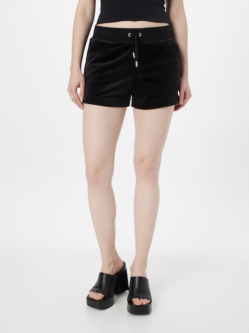 Juicy Couture Regular Shorts 'EVE' in Schwarz: predná strana