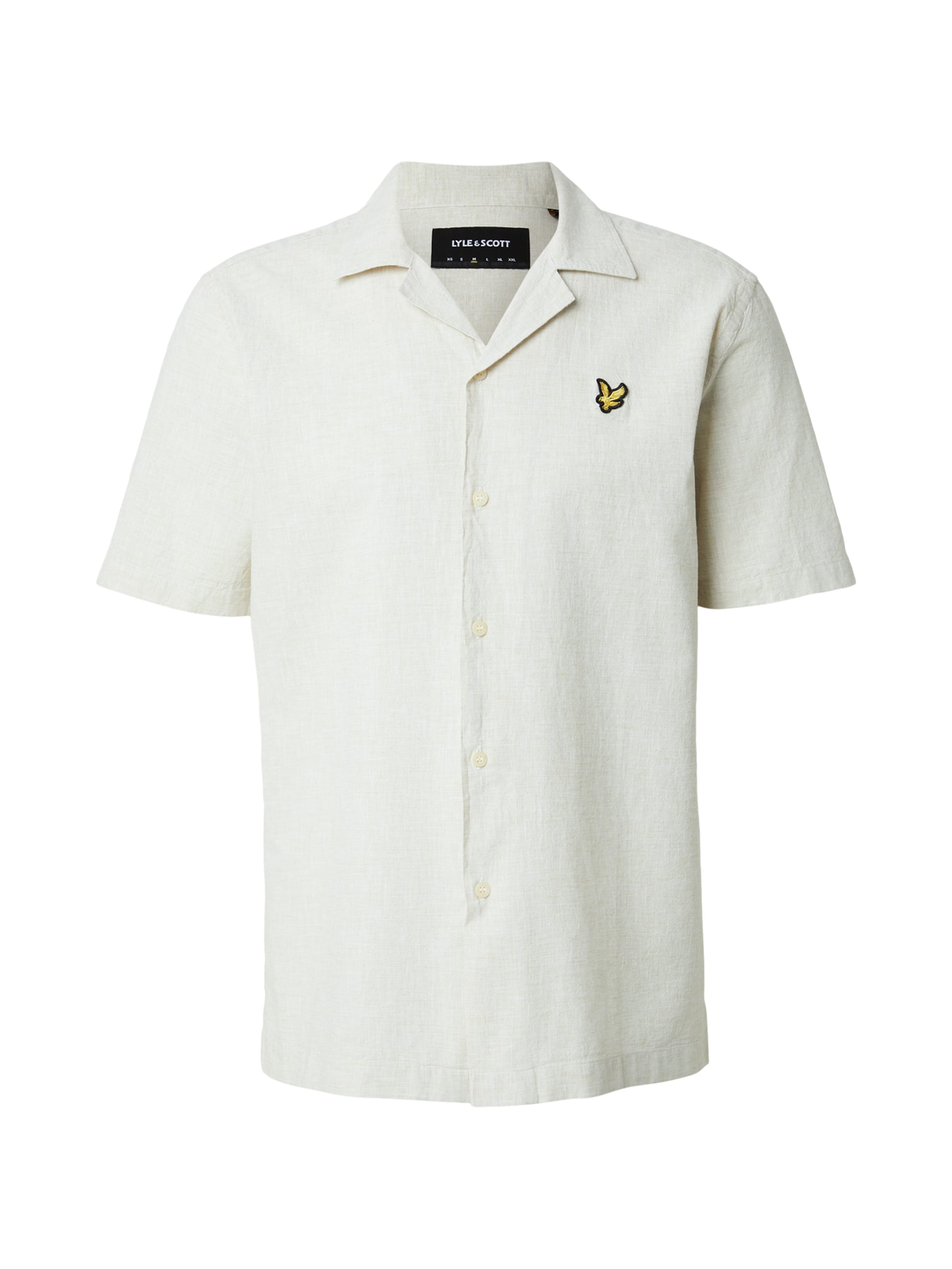 Lyle & Scott Chemise en beige / jaune, Vue avec produit