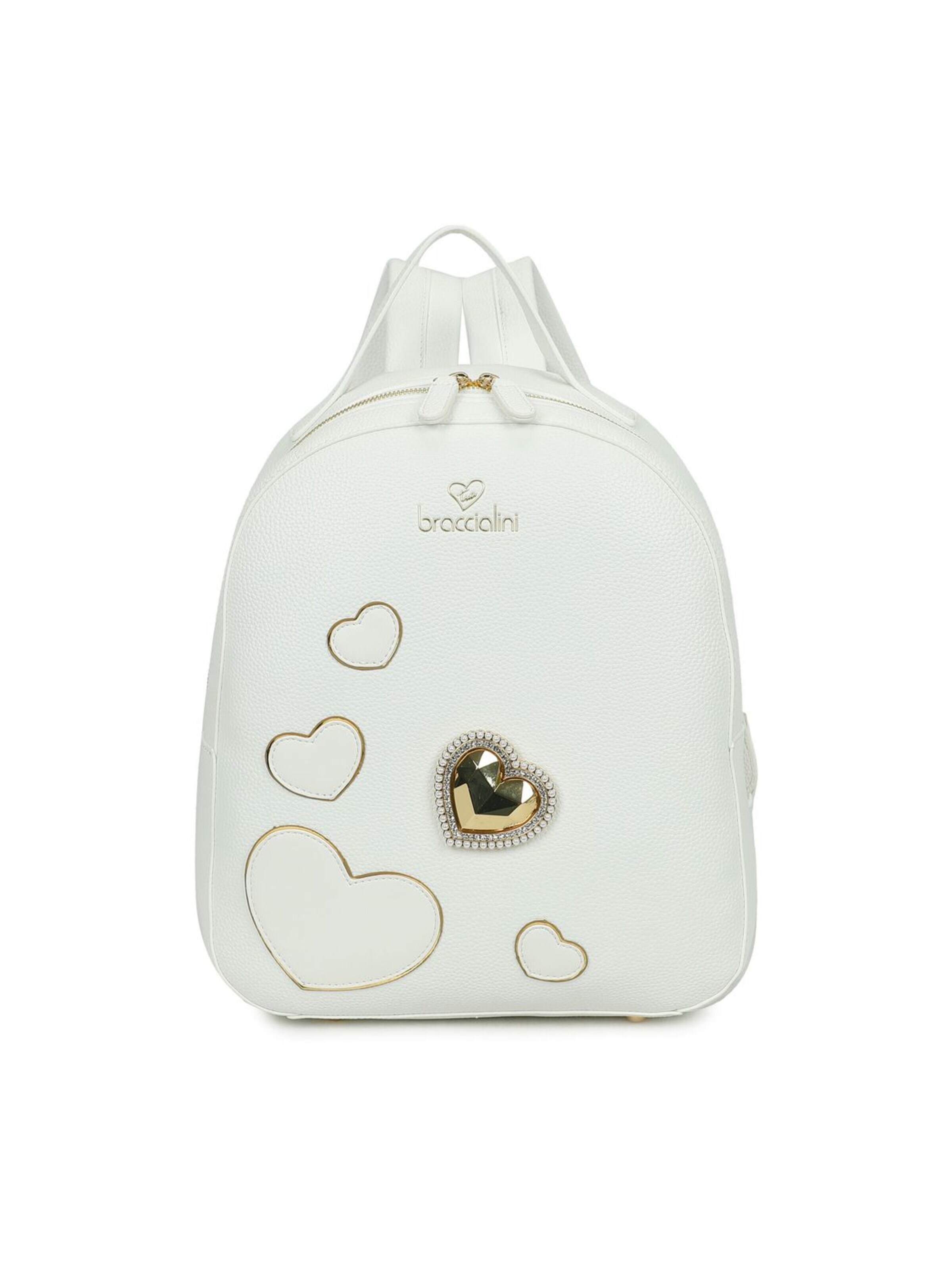 Braccialini Rucksack 'Beth Patch'‌‌‌‌‌‌‌ in One Size in weiß, Produktansicht