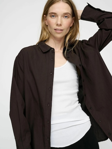 moshi moshi mind Shirt in Braun