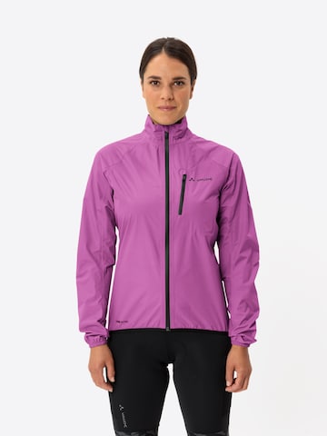 VAUDE Outdoor jacket in Purple: front