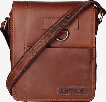 Borsa a tracolla di HILL BURRY in marrone: frontale