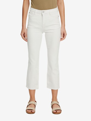 ESPRIT Boot cut Jeans in White: front