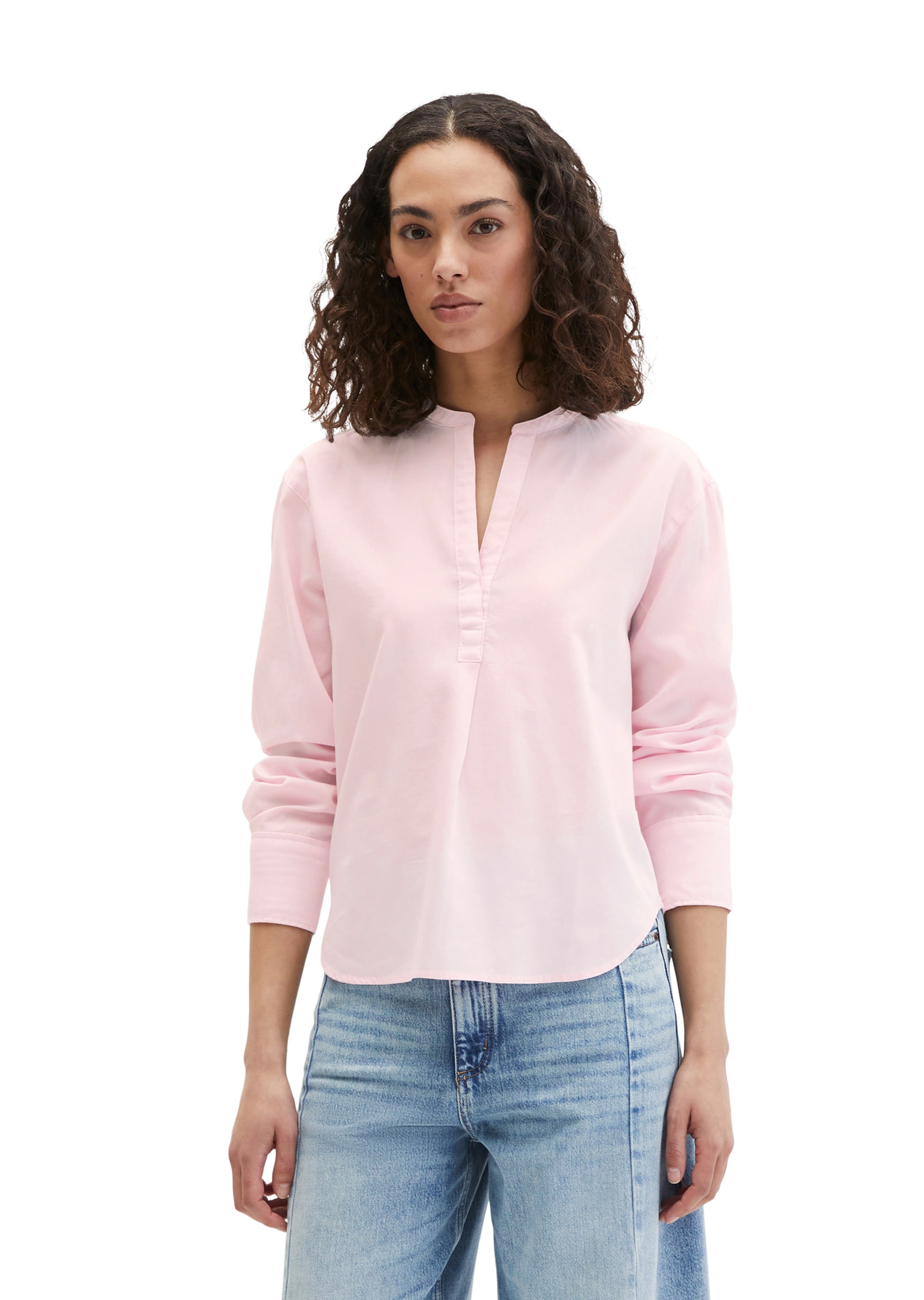 Marc O'Polo Blouse in Pink: front