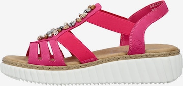 Rieker Sandal i rosa