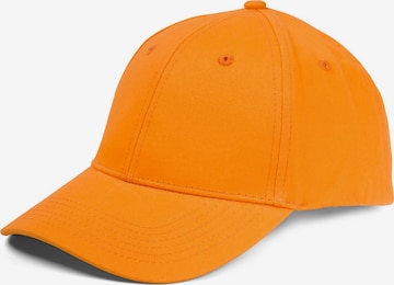 styleBREAKER Cap 'Baseball Cap Einfarbig' in Orange: Vorderseite